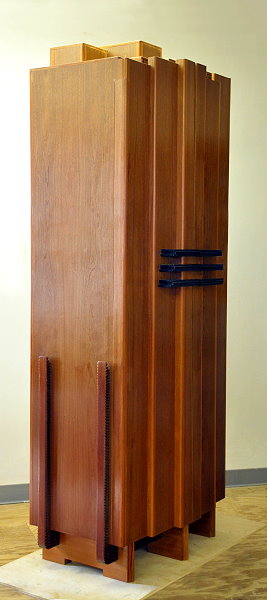 Blue Armoire angle view